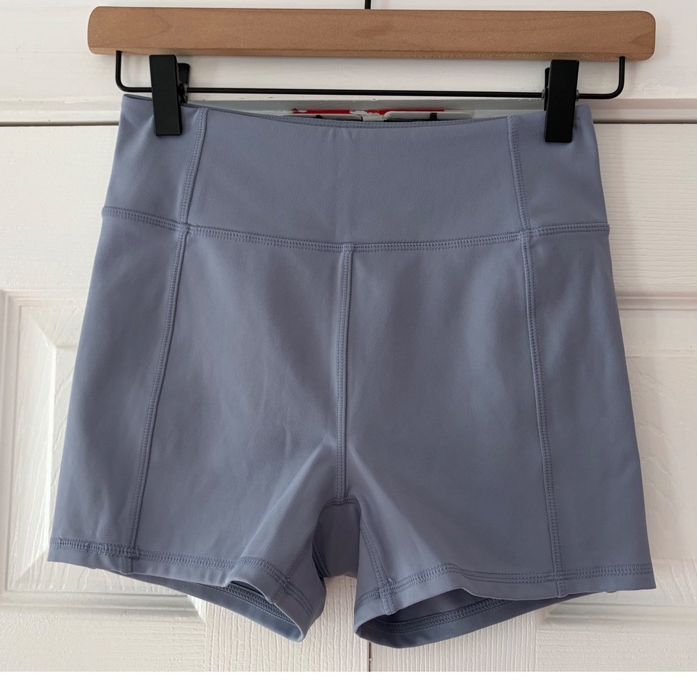 Zella High Waisted‎ Biker Shorts Dusty Blue Athletic Yoga XS